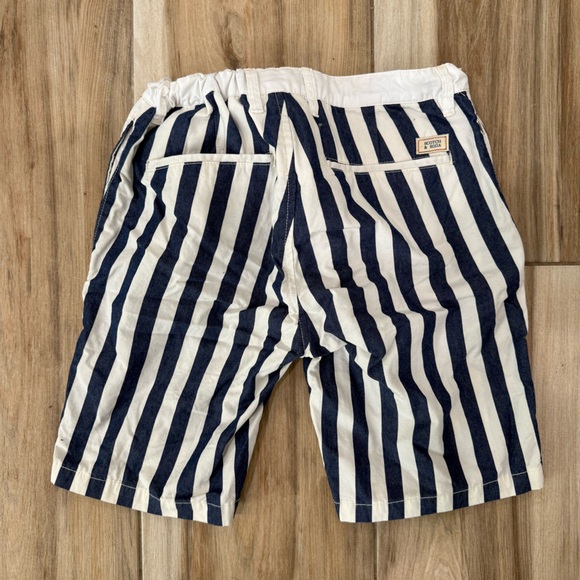 Scotch & Soda Striped Navy and White Shorts boy size 14 - Picture 5 of 8